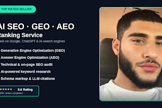 onpage SEO,GEO,and aeo audit and optimization to dominate ai search results