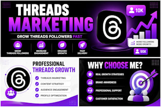 do threads marketing and grow your threads followers organically