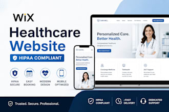 design wix concierge medicine website wix private nurse wix healthcare website