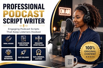 write engaging podcast scripts that captivate your audience