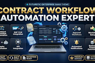 build contract workflow automation zapier make sap clm api approval integration