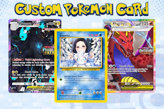 draw custom pokemon trainer for tcg pokemon card and fakemon