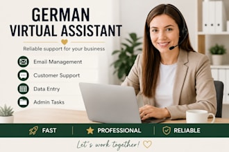 be your german virtual assistant and customer support