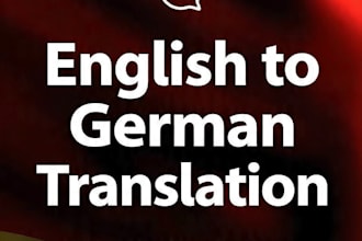 translate english to german with native quality like a german speaker
