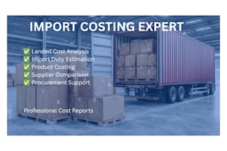 calculate import costing and landed cost for your products