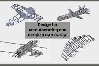 do aerospace, uav, fpv, drone design for manufacturing cad