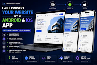 convert your website into an android and ios app