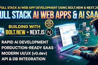 build full stack ai website or ai using boltnew nextjs