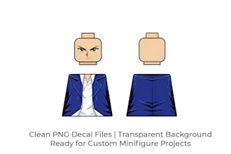 design custom minifigure decals armor and accessories