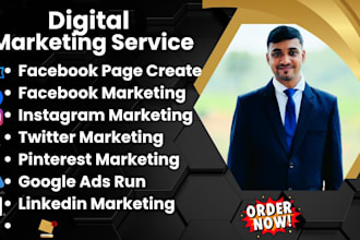 be your professional digital marketer with 6 years expert