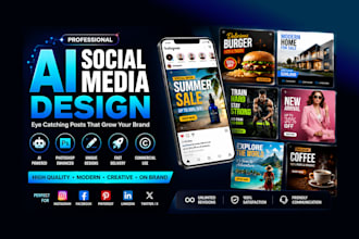 create ai social media posts and ads