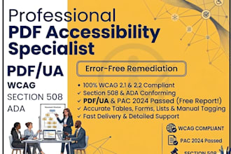 make your PDF document section 508 and wcag compliant