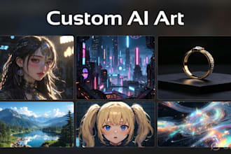 create custom ai generated images and art with best prompt