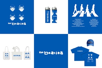 custom t shirt and merchandise design for clothing brands