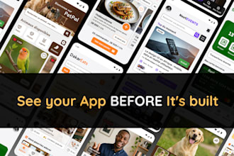 design a few key screens for your mobile app