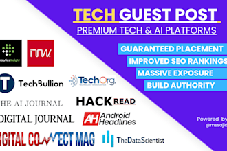 guest post and press release on top tech platforms