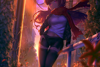 did anime artwork illustration with high quality