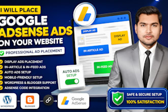 place google adsense ads on your website professionally