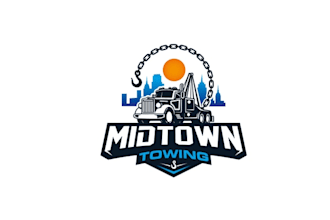 design excellent mid town towing llc logo