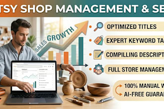 do e commerce product listing and shopify etsy store management