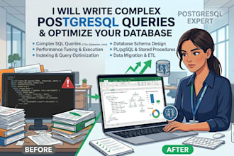 write complex postgresql queries and optimize your database