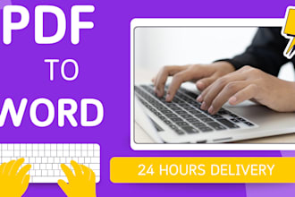 type sinhala english PDF  image to word 24h delivery