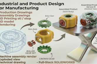 design custom industrial machines and equipment solidworks