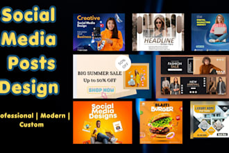 design professional logo and social media posts