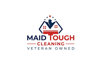 design veteran owned cleaning business logo
