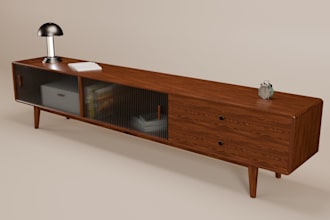 create realistic wooden furniture 3d models in blender