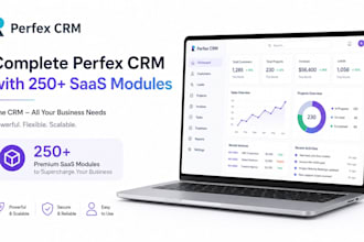 provide perfex CRM 250 saas modules
