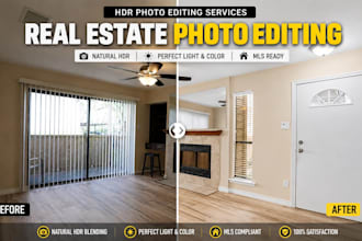 do professional real estate photo editing