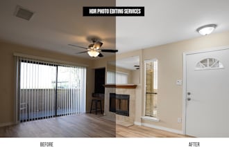 do professional real estate photo editing
