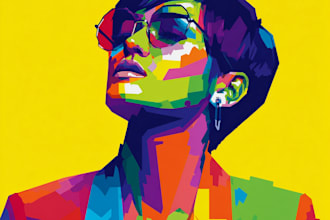 create your photo into awesome wpap pop art