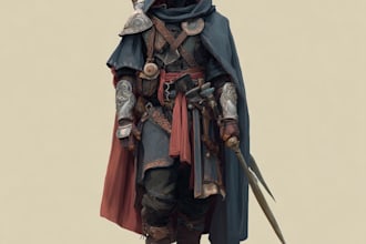 design dark fantasy characters, warriors, monsters, and heroes