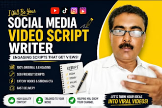 write social media video scripts