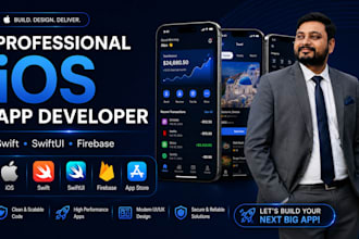 develop ios iphone app using swift swiftui and firebase