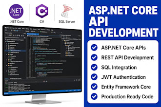 develop asp net core rest API backend