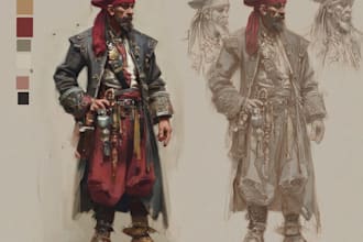 create oil painting, digital oil painting