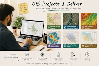 deliver gis digitization and mapping using arcmap
