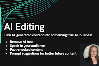 edit and proofread ai content