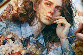 paint watercolor portrait painting
