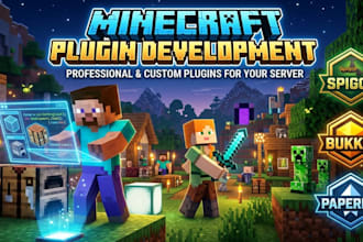create java minecraft plugins for spigot, bukkit and papermc