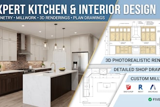 design kitchen cabinetry, custom millwork, and residential interior spaces
