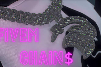 create professional custom chain for gta5 and fivem fivem chain addon clothing