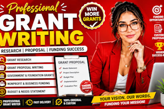 do professional grant writing grant research and grant proposals