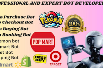 build auto purchase bot auto checkout bot auto buying bot lazada bot pokemon bot