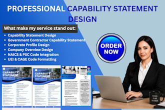 create a win capability statement for government contracts