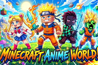 custom minecraft youtube thumbnail design