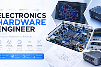 design custom microcontroller circuits, pcb layouts and embedded firmware